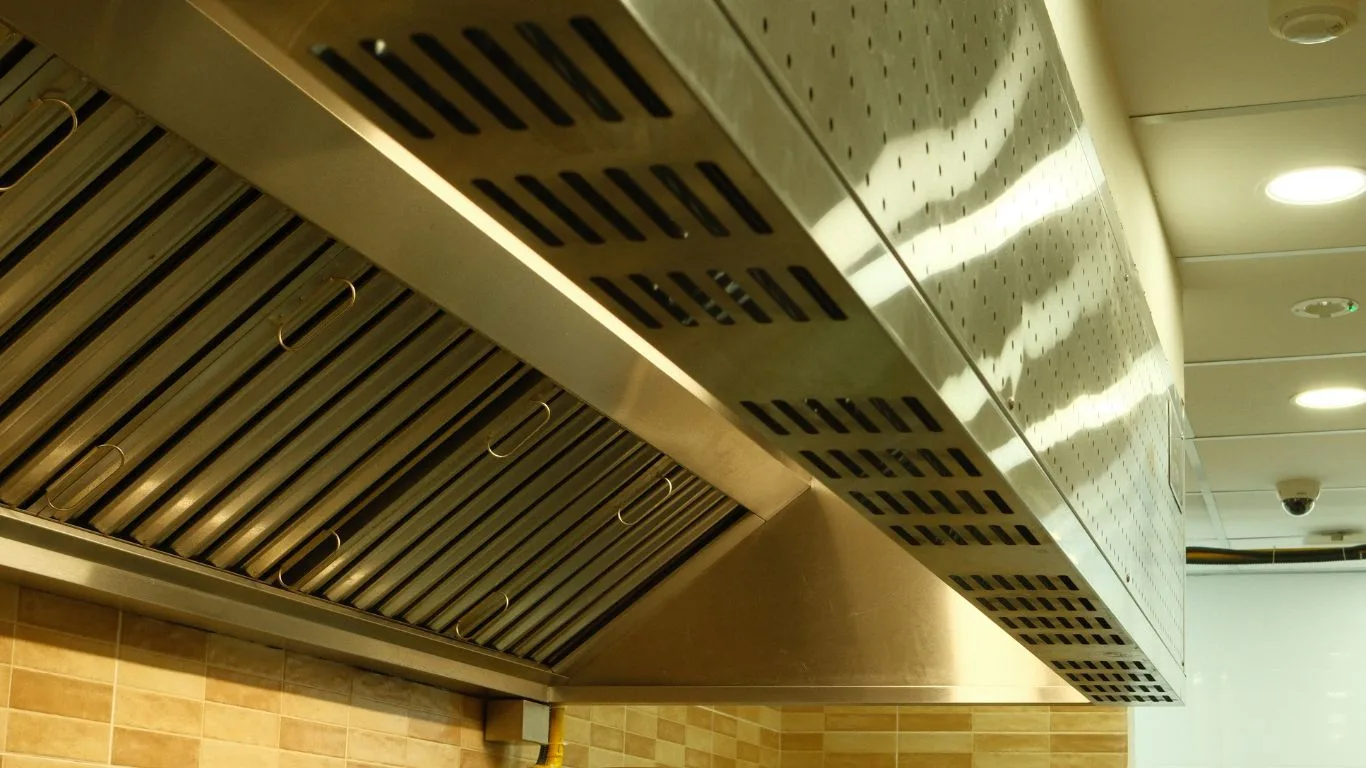 Phin lọc mỡ inox của hệ thống hút khói